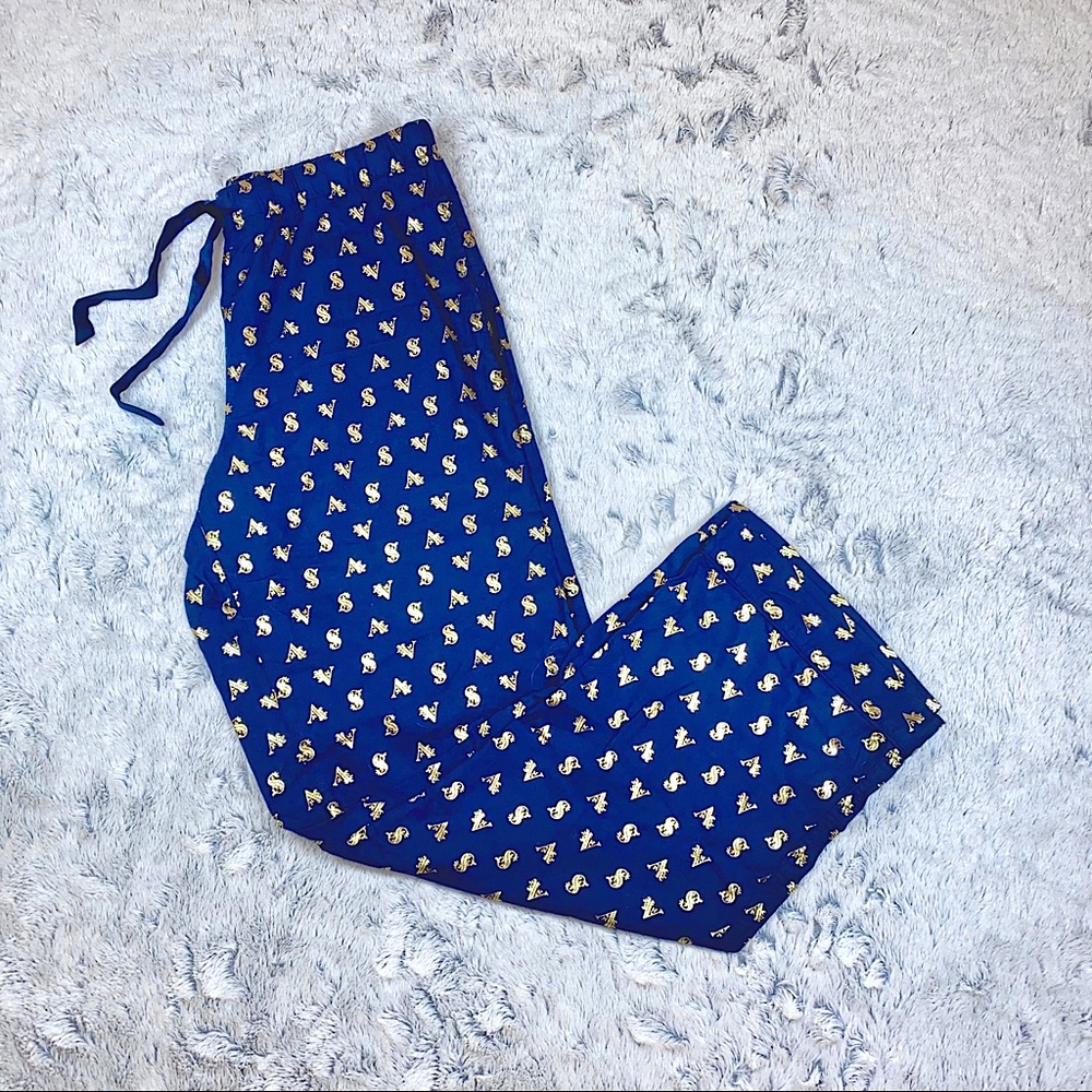 ✨NWT! Victoria’s Secret Navy and Gold PJ Pants